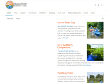 Tablet Screenshot of huronriverwatertrail.org